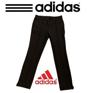Adidas Slim Fit Tapered Leg Full Pants Women’s Large Black $100 MSRP